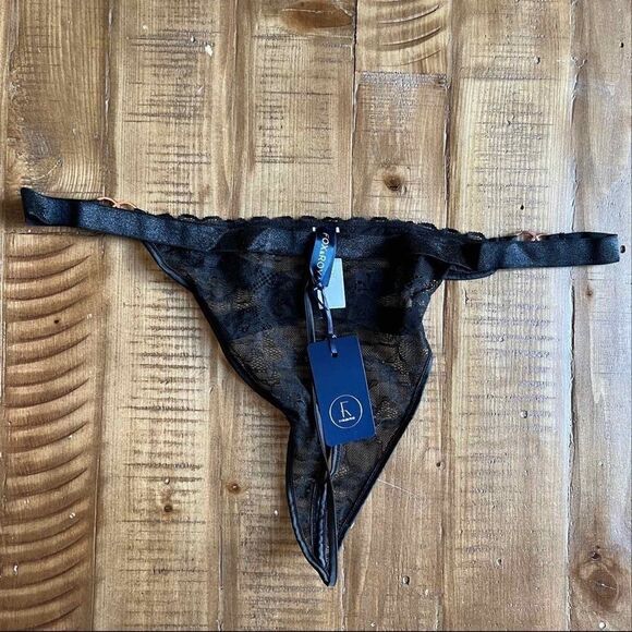 NWT Fox & Royal Daria crotchless thong size Large/20 - Picture 4 of 6